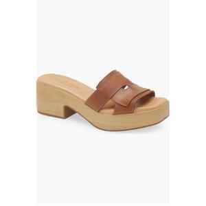 NEW CORDANI women's marley platform slide sandal in cuero